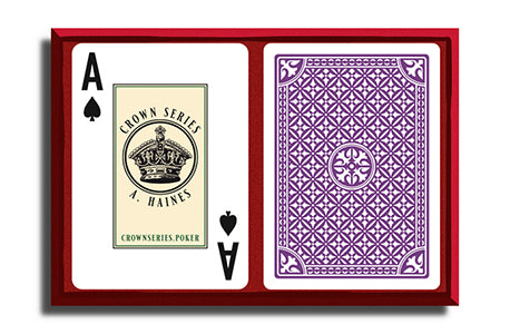 *PRE-ORDER* CROWN SERIES POKER - PVC 2 DECK SET (SPECIAL PRE-ORDER PRICE)