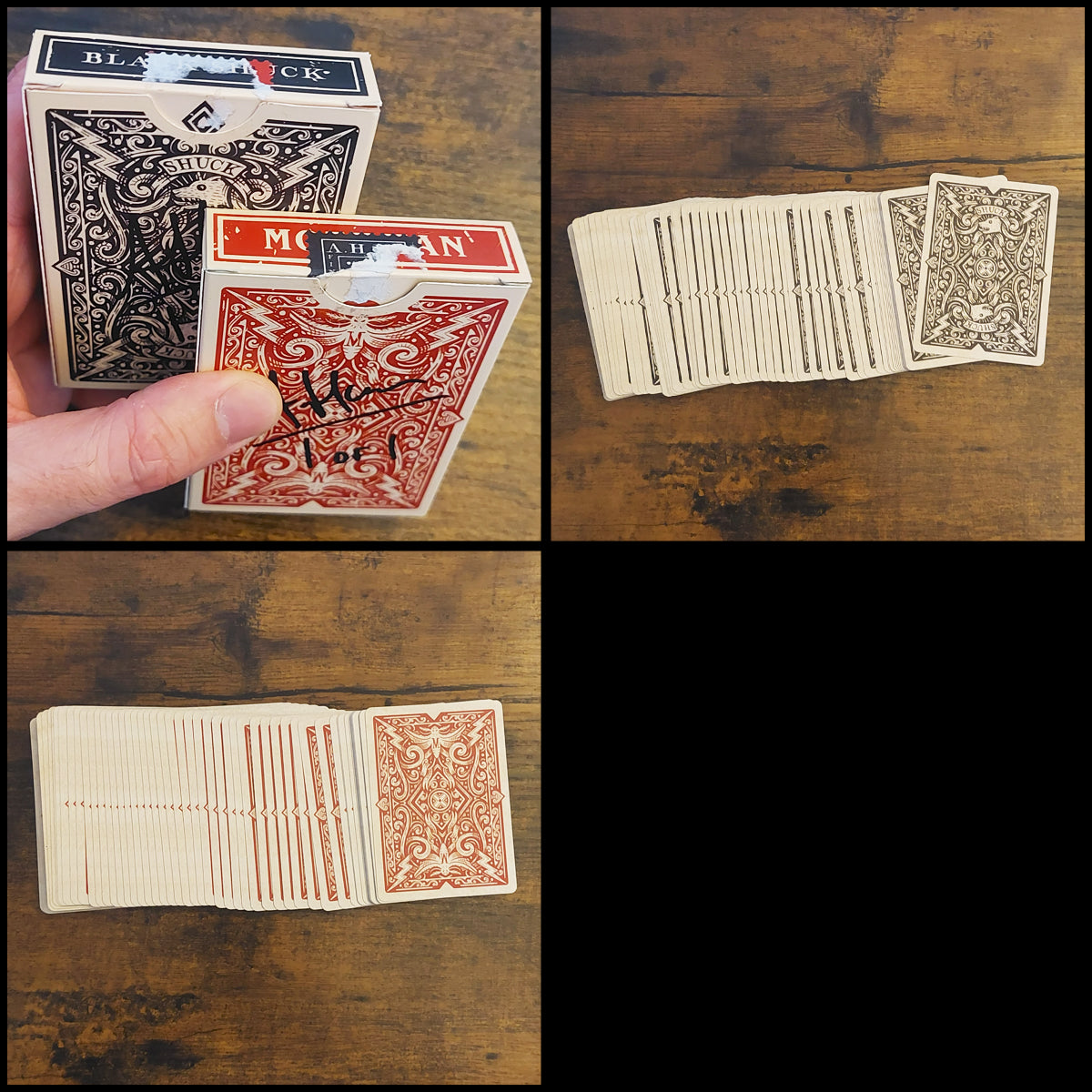 Cryptids: Black Shuck & Mothman 2x Deck Set Prototype - MPC - 1 of 1 (AUCTION)