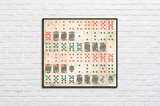 Uncut Sheet - Albatross No. 5 Nautical Playing Cards