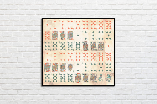 Uncut Sheet - Albatross No. 6 Nautical Playing Cards