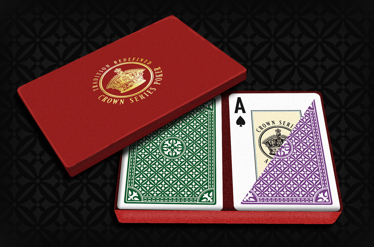 *PRE-ORDER* CROWN SERIES POKER - PVC 2 DECK SET (SPECIAL PRE-ORDER PRICE)