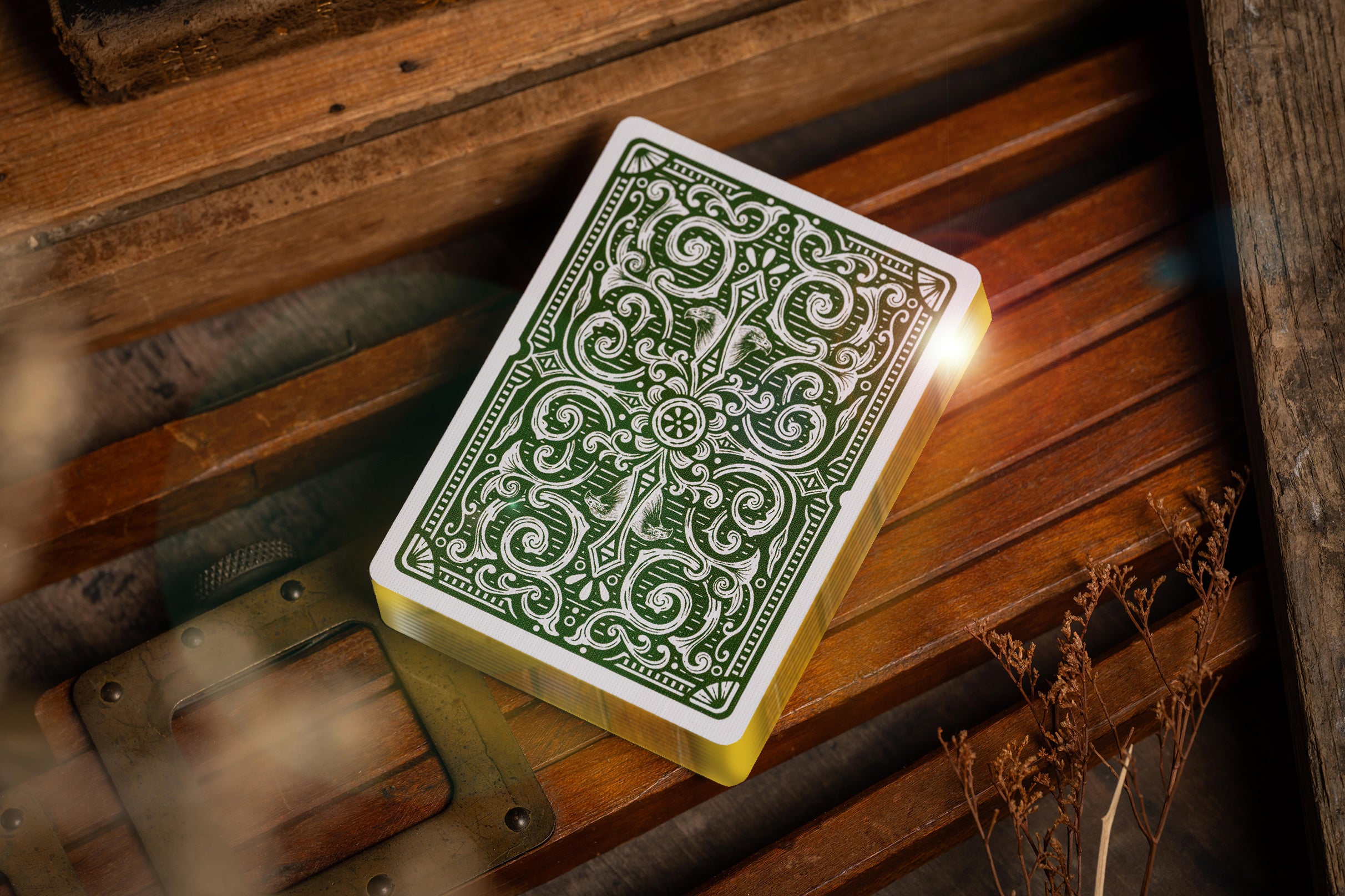 GILDED - GOLDEN EAGLE No. 7 VINTAGE PLAYING CARDS (LIMITED