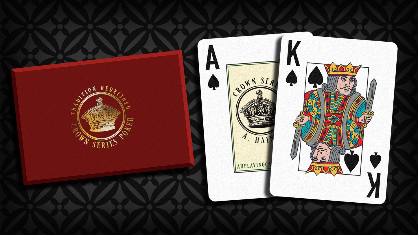 *PRE-ORDER* CROWN SERIES POKER - PVC 2 DECK SET (SPECIAL PRE-ORDER PRICE)