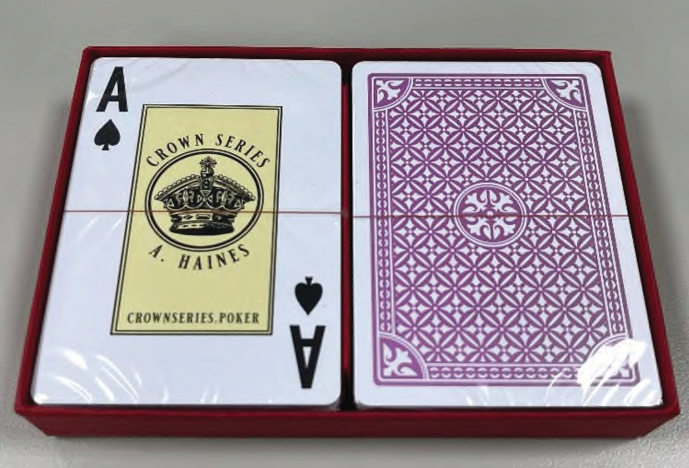 *PRE-ORDER* CROWN SERIES POKER - PVC 2 DECK SET (SPECIAL PRE-ORDER PRICE)