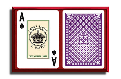 *PRE-ORDER* CROWN SERIES POKER - PVC 2 DECK SET (SPECIAL PRE-ORDER PRICE)