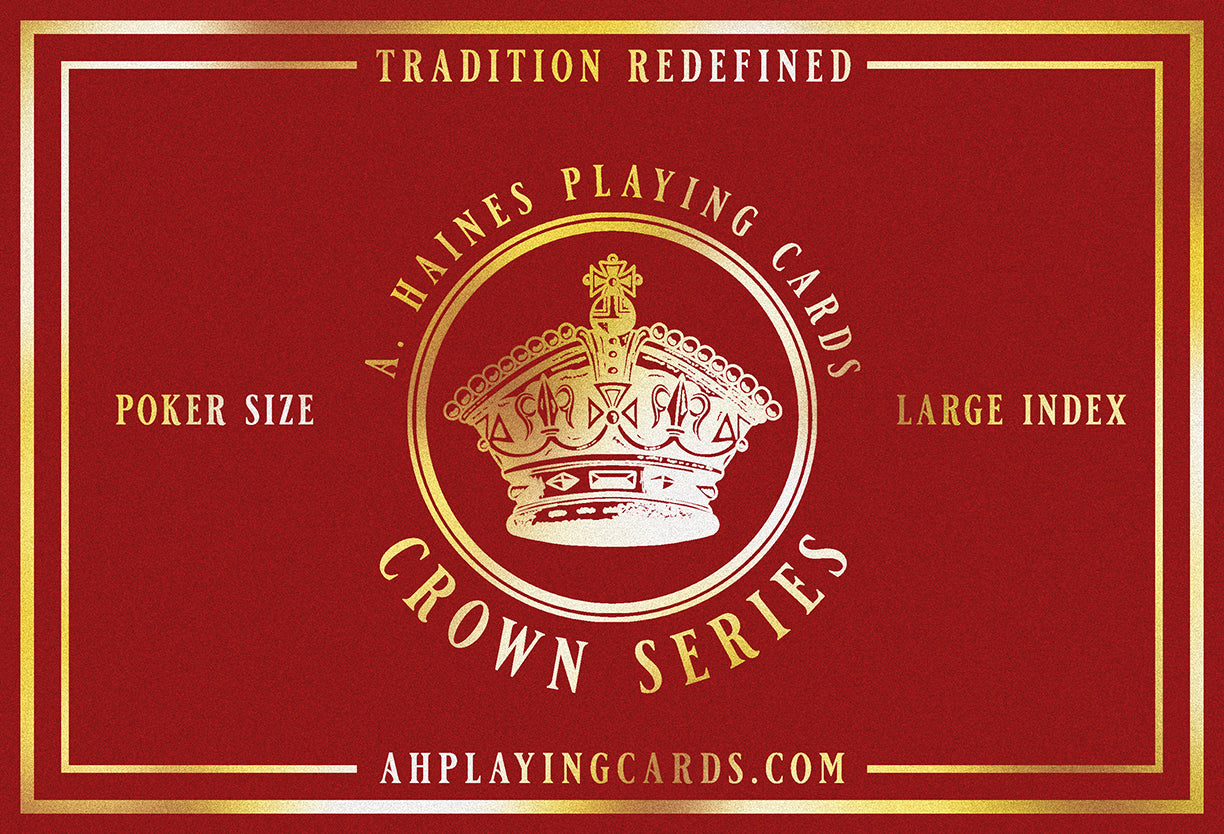 *PRE-ORDER* CROWN SERIES POKER - PVC 2 DECK SET (SPECIAL PRE-ORDER PRICE)