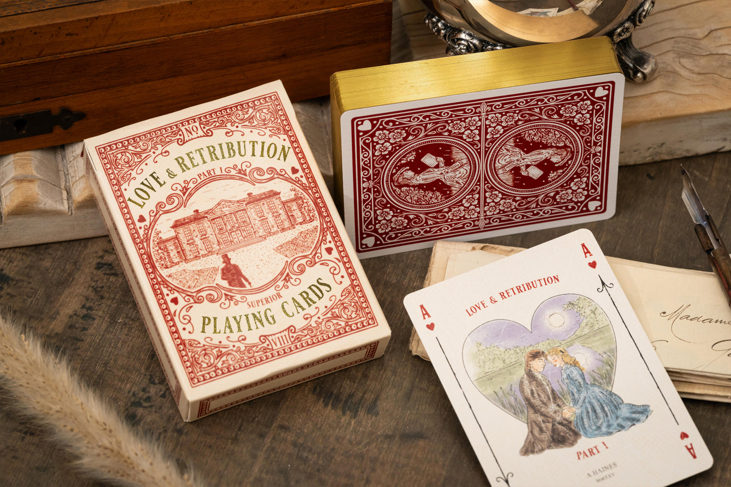 Love & Retribution - Part I Playing Cards - Gilded Edition (Gold)