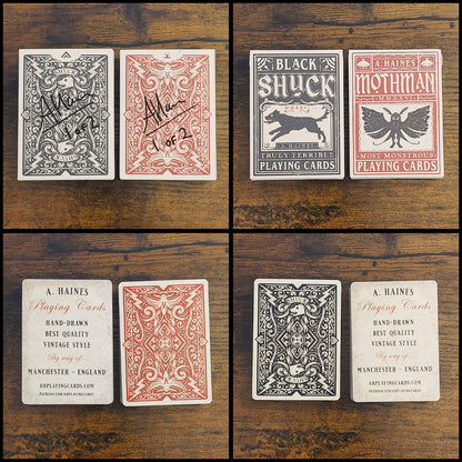 Cryptids: Black Shuck & Mothman 2x Deck Set Prototype - Legends - 1 of 2 (AUCTION)