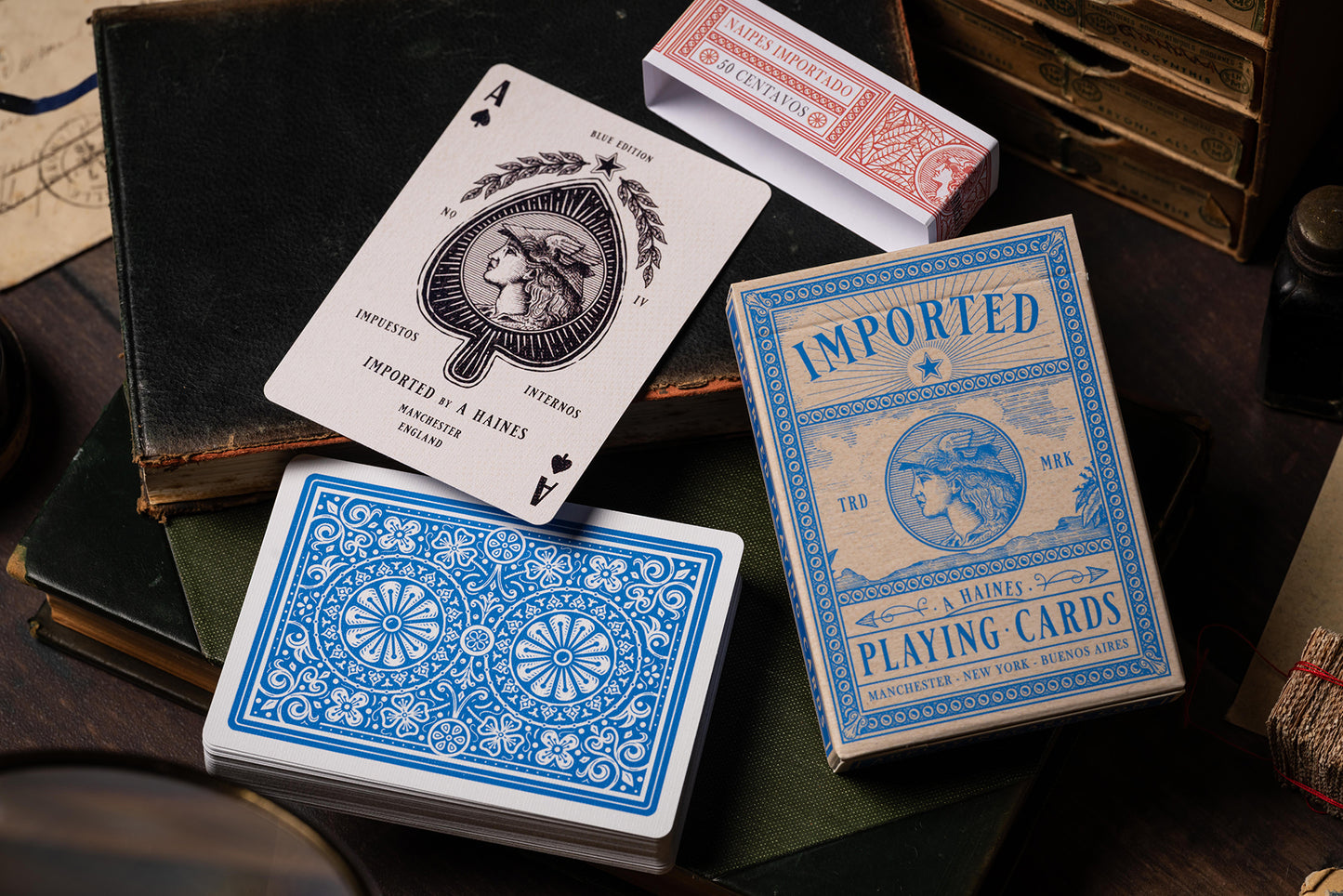 IMPORTED PLAYING CARDS BLUE EDITION No. 4