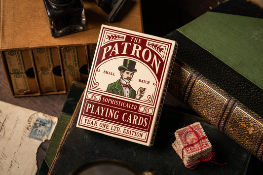 The Patron Sophisticated Playing Cards No. 161 (Merlot) - Year 1 Spades Tier Ltd. Edition (BACCARAT LOUNGE)