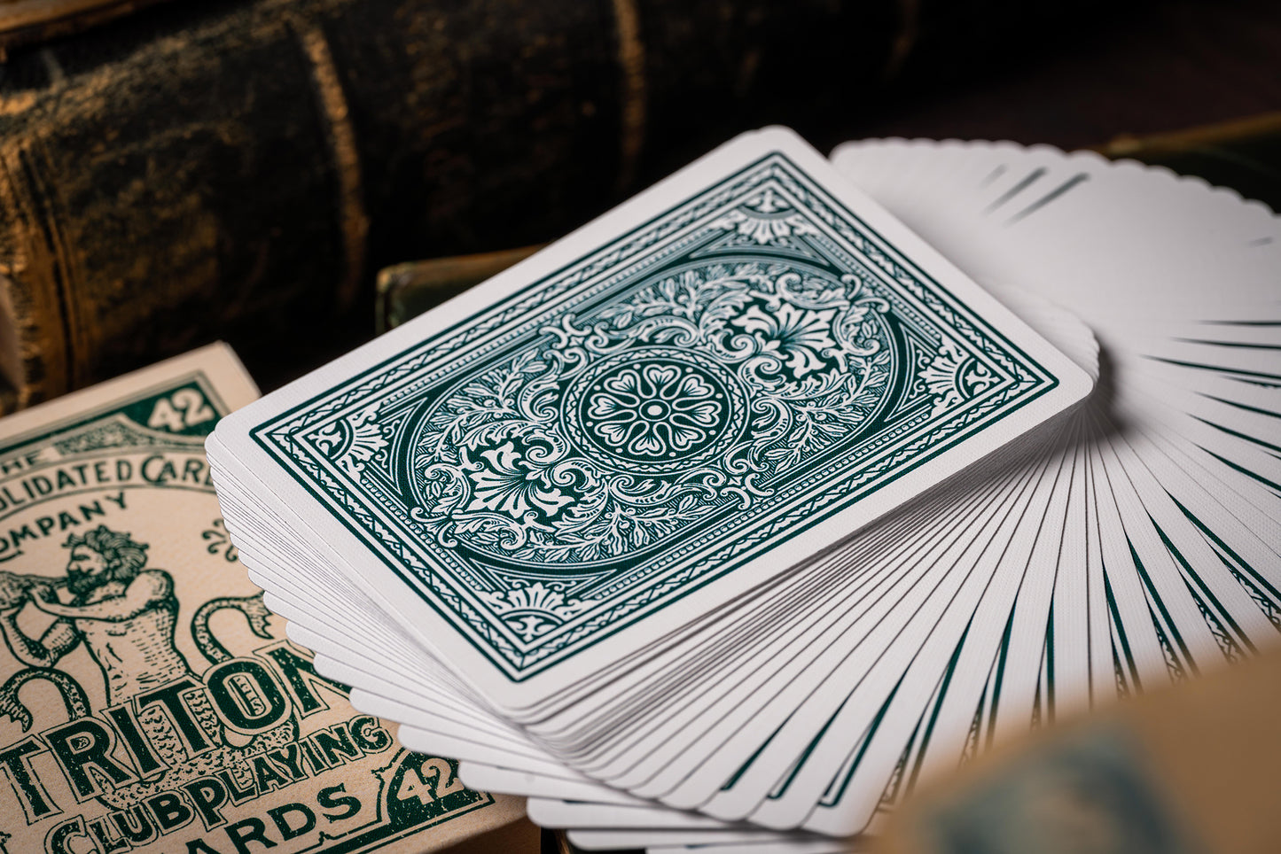 Triton 42 Club Playing Cards - Sea Green