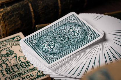 Triton 42 Club Playing Cards - Sea Green