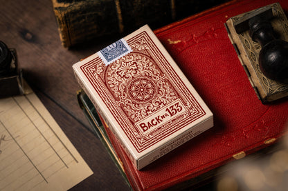 Triton 42 Club Playing Cards - Rosewood Red