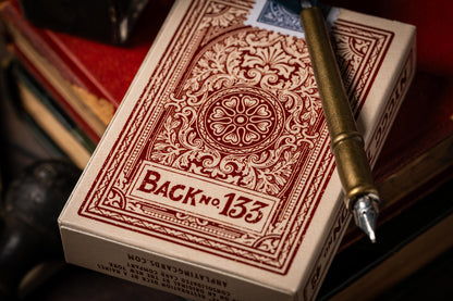 Triton 42 Club Playing Cards - Rosewood Red