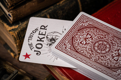 Triton 42 Club Playing Cards - Rosewood Red