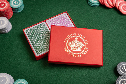 CROWN SERIES POKER - PVC 2x DECK SET