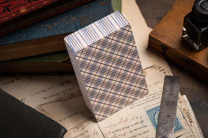 vintage plaid number 162 playing cards | a haines | hand-drawn in manchester | made entirely in england | letterpress tuck | signed & numbered luxury playing cards limited edition UK