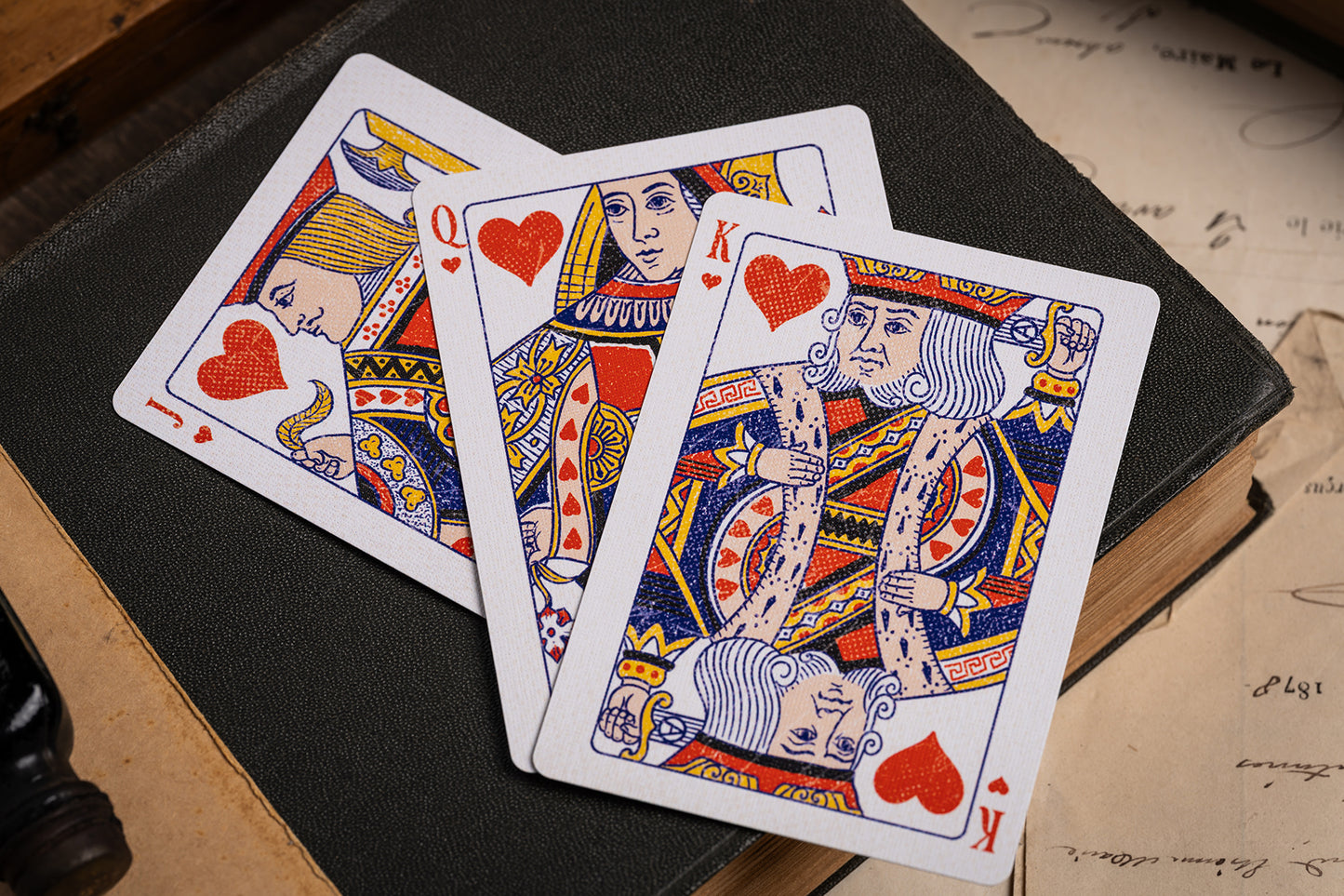 vintage plaid number 162 playing cards | a haines | hand-drawn in manchester | made entirely in england | letterpress tuck | signed & numbered luxury playing cards limited edition UK