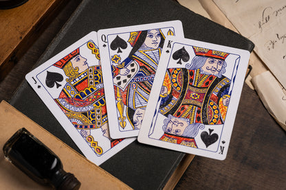 vintage plaid number 162 playing cards | a haines | hand-drawn in manchester | made entirely in england | letterpress tuck | signed & numbered luxury playing cards limited edition UK