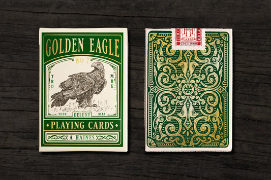 2x DECK GOLDEN EAGLE BUNDLE - 1x STANDARD - 1x GILDED (LIMITED & NUMBERED)