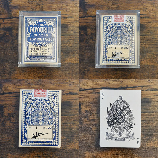 AUCTION* 1/100  Goodall Medley Playing Cards #1 Signed (SUITE LOUNGE)