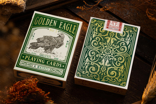 2x DECK GOLDEN EAGLE BUNDLE - 1x STANDARD - 1x GILDED (LIMITED & NUMBERED)