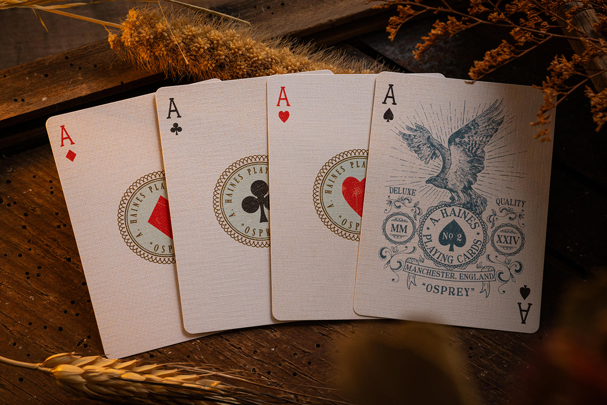 classic vintage ace of spades osprey playing cards premium a. haines legends classic finish