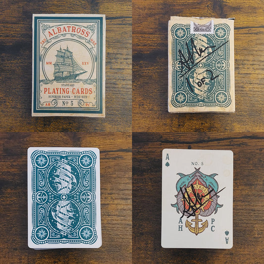 Albatross No. 5 Nautical Playing Cards Prototype - MPC - 1 of 2 - Signed & Numbered (AUCTION)