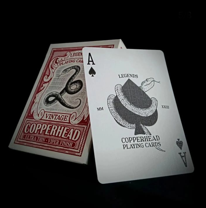 COPPERHEAD VINTAGE EDITION (2023) PLAYING CARDS - SIGNED BY THE ARTIST