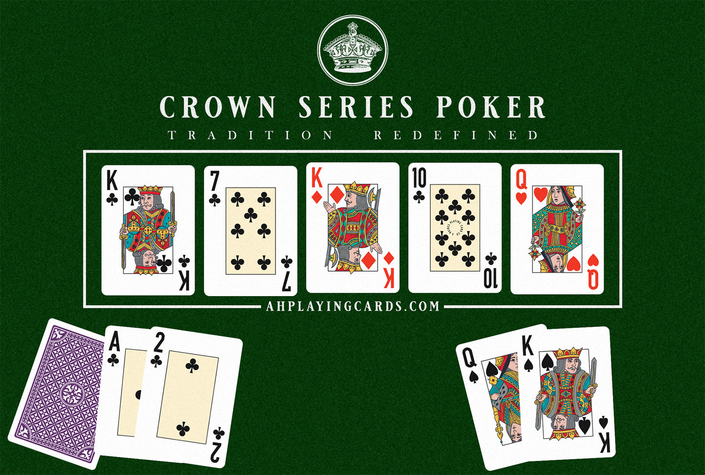 *PRE-ORDER* CROWN SERIES POKER - PVC 2 DECK SET (SPECIAL PRE-ORDER PRICE)