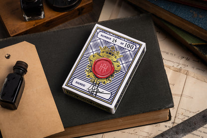 vintage plaid number 162 playing cards | a haines | hand-drawn in manchester | made entirely in england | letterpress tuck | signed & numbered luxury playing cards limited edition UK