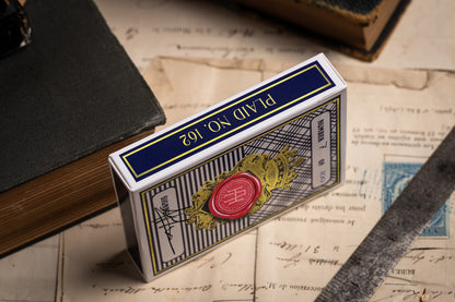 vintage plaid number 162 playing cards | a haines | hand-drawn in manchester | made entirely in england | letterpress tuck | signed & numbered luxury playing cards limited edition UK