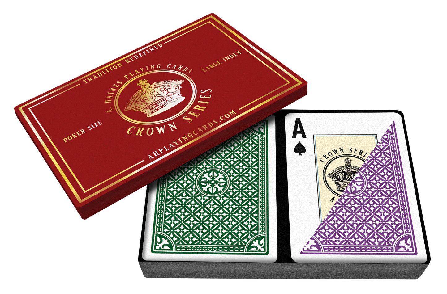 *PRE-ORDER* CROWN SERIES POKER - PVC 2 DECK SET (SPECIAL PRE-ORDER PRICE)