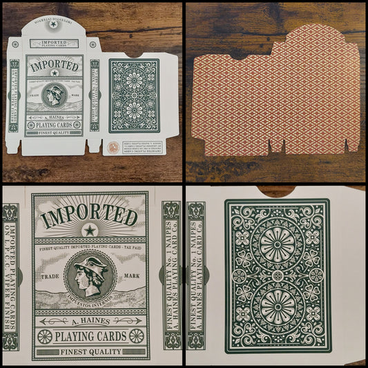 Imported Playing Cards 1st Edition Alternate Tuckbox Prototype - Legends - 1 of 1 (AUCTION)